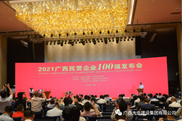 大业集团广西民营企业18强（2021）